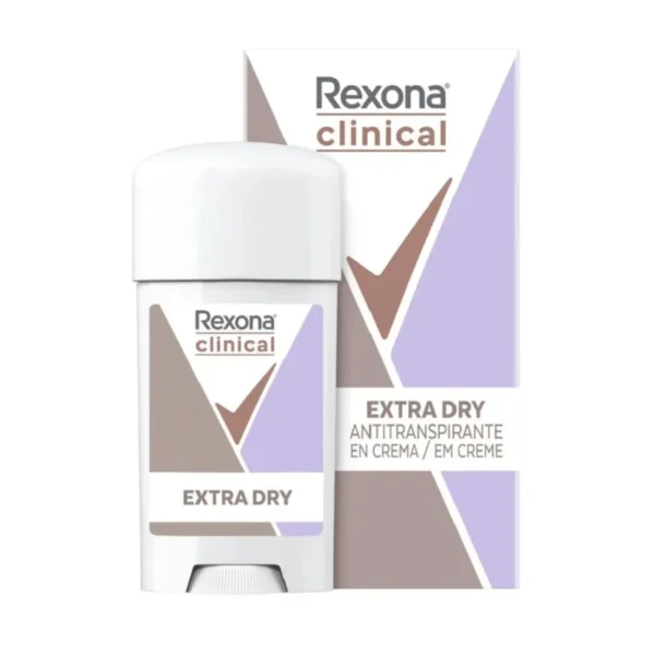 Desodorante Rexona Feminino Clinical 58gr Creme Extra Dry