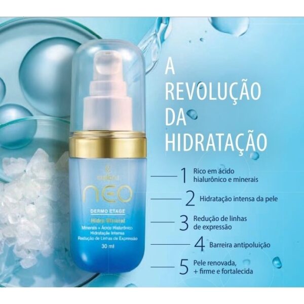 Neo Dermo Etage Hidra Mineral Gel Hidratante 30ml Eudora - Image 2