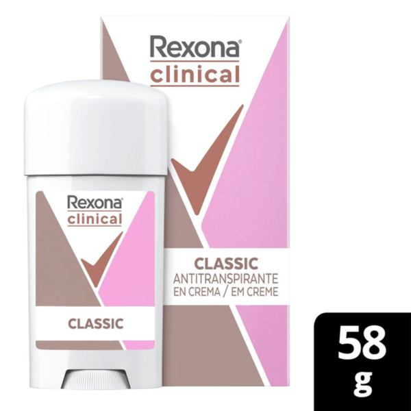 Desodorante Rexona Clinical Classic Creme 58g